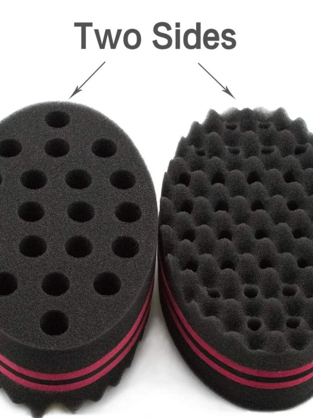 Hair Magic Twist Sponge: Two-Sided Dread Afro Coil Barber Tool for Curling and W
